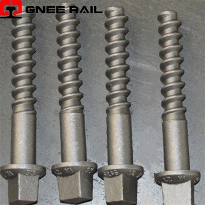 Grad 4.6, 5.6 og 8.8 til UIC864-1 24x161 mm Ss35 Sleeper Screw